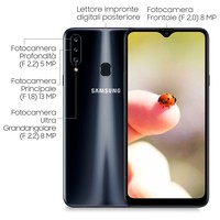 Smartphone SAMSUNG GALAXY A20S BLACK