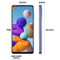 Sm Samsung Galaxy A21S Blue 6,5" 3+32Gb Ds Ita