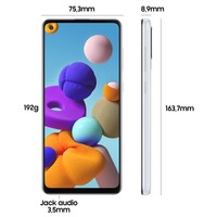 Sm Samsung Galaxy A21S White 6,5" 3+32Gb Ds Ita