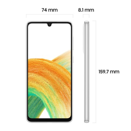 Sm Samsung Galaxy A33 5G White 6,4" 6+128Gb Ds Ita