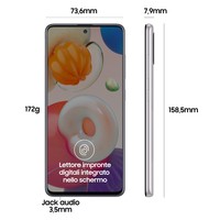 Sm Samsung Galaxy A51 Silver 6,5" 4+128Gb Ds Ita