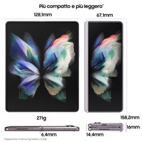 Sm Samsung Galaxy Z Fold 3 5G Silve R 7,6" 12+512Gb Ds Ita