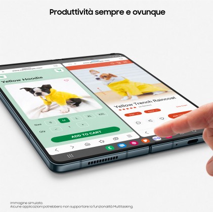 Sm Samsung Galaxy Z Fold 4 5G Black 7,6" 12+256Gb Ds Ita