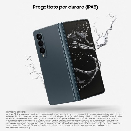 Sm Samsung Galaxy Z Fold 4 5G Black 7,6" 12+256Gb Ds Ita