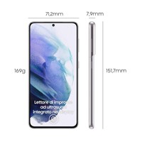 Sm Samsung Galaxy S21 5G White 6,2" 8+128Gb Ds Ita