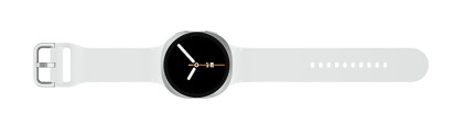 Samsung Galaxy Watch 8 3,81 cm (1.5") AMOLED 44 mm Digitale 480 x 480 Pixel Touch screen Argento Wi-Fi GPS (satellitare)