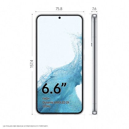 Samsung Galaxy S22+ 5G 256Gb 8Gb 5G Phantom White