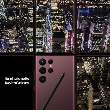 Sm Samsung Galaxy S22 Ultra 5G Red 6,8" 12+512Gb Ds Ita