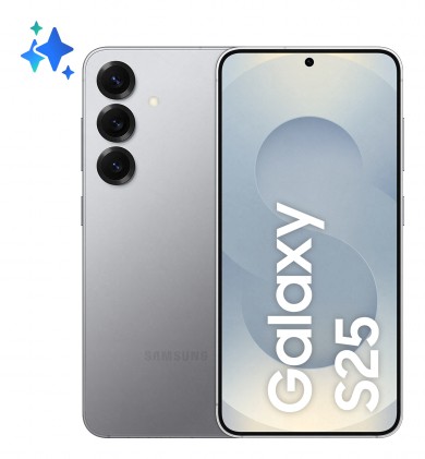 Samsung Galaxy S25 Smartphone AI, Display 6.2' FHD+ Dynamic AMOLED 2X, Fotocamera 50MP, RAM 12GB, 128GB, 4.000 mAh, Silver shadow