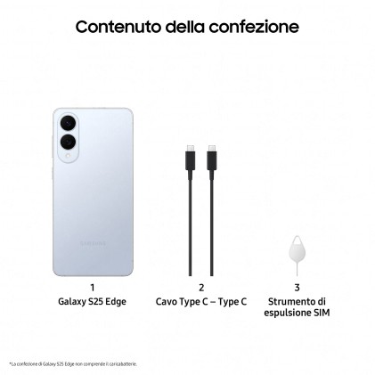 Samsung Galaxy S25 Edge Sm-S937B 12Gb 256Gb Light Blue