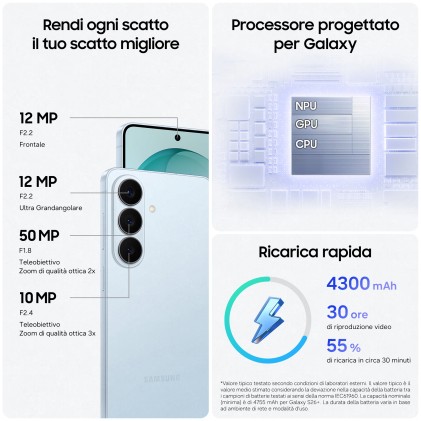 Samsung Smartphone S26 M1 512Gb Sky Blue