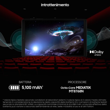 Tablet Samsung Galaxy Tab A7 8.7" Oc/3Gb/32Gb/10Mp/And11 Wifi Grey