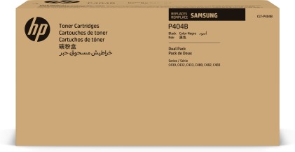 Samsung Cartucce toner nero CLT-P404B in confezione doppia.