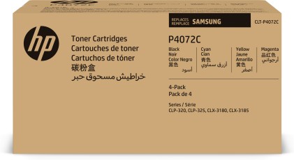 Set Toner Samsung Su382A Originale Samsung Clt P4072C 4 Pack