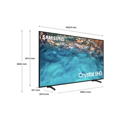 Tv Samsung Ue65Bu8070Uxzt Serie 8 Smart Tv Crystal 4K Uhd Black