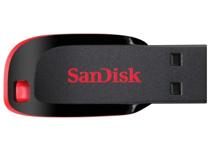 SanDisk Cruzer Blade unità flash USB 32 GB USB tipo A 2.0 Nero, Rosso