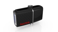 Sandisk Ultra Dual USB Drive 3.0, 32 GB, Velocit&agrave; di lettura fino a 150 MB/s, Nero