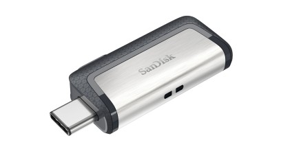 SanDisk Ultra Dual Drive USB Type-C unit&agrave; flash USB 64 GB USB Type-A / USB Type-C 3.2 Gen 1 (3.1 Gen 1) Nero, Argento