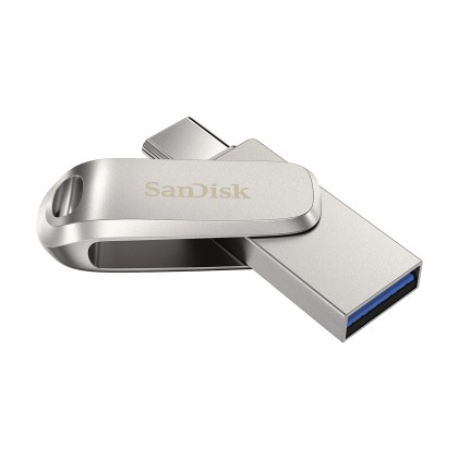 SanDisk Ultra Dual Drive Luxe USB 64GB Silver