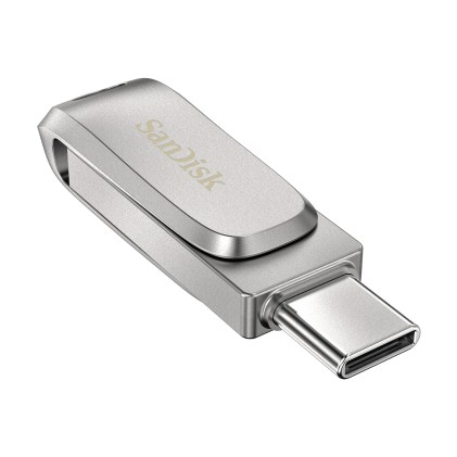 SanDisk Ultra Dual Drive Luxe USB 64GB Silver