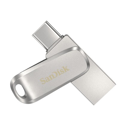 SanDisk Ultra Dual Drive Luxe USB 256GB Silver