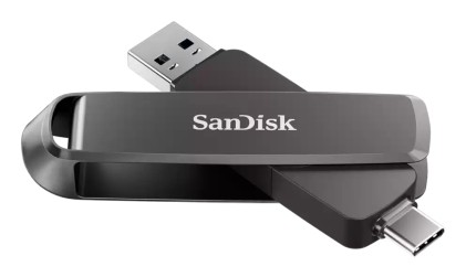 SanDisk SDDDE1-1T00-G46 unit&agrave; flash USB 1 TB USB Type-C/USB Type-A 3.2 Gen 2 (3.1 Gen 2) Nero