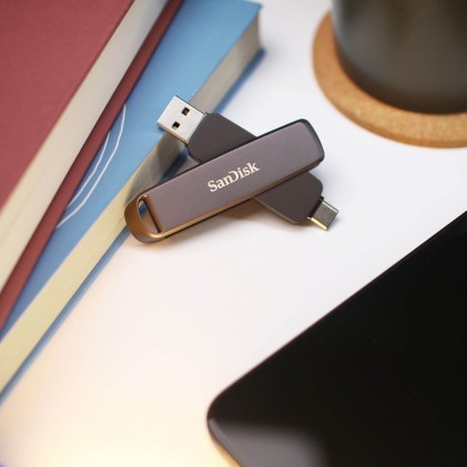 SanDisk Extreme PRO unit&agrave; flash USB 256 GB USB Type-C/USB Type-A 3.2 Gen 2 (3.1 Gen 2) Nero
