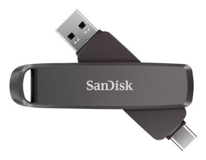 SanDisk SDDDE1-512G-G46 unit&agrave; flash USB 512 GB USB Type-C/USB Type-A 3.2 Gen 2 (3.1 Gen 2) Nero