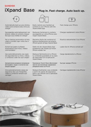 Caricabatterie Wireless Sandisk Sdib20N-032G-Gn9Un Ixpand Charge E Bac