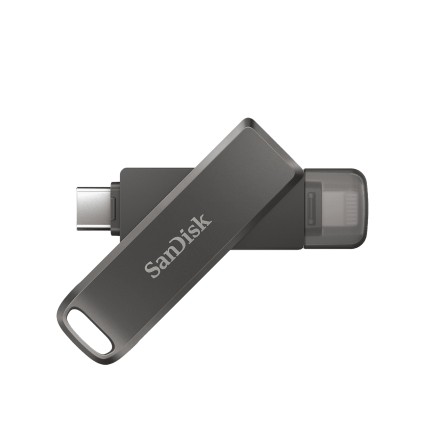 SanDisk iXpand unit&agrave; flash USB 64 GB USB Type-C / Lightning 3.2 Gen 1 (3.1 Gen 1) Nero