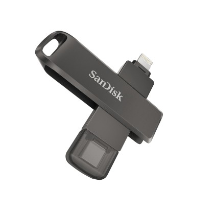 SanDisk iXpand unit&agrave; flash USB 64 GB USB Type-C / Lightning 3.2 Gen 1 (3.1 Gen 1) Nero