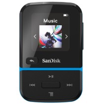 SANDISK SDMX30-032G-G46B Sandisk CLIP SPORT GO MP3 Player 32GB, Blue