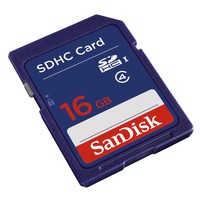 SANDISK 16GB SDHC Card Class4