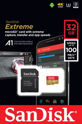 SanDisk Extreme 32 GB MicroSDHC UHS-I Classe 10
