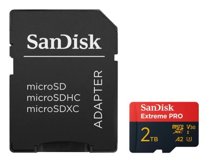 SanDisk Extreme PRO 2 TB MicroSDXC UHS-I Classe 10