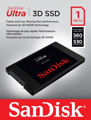SanDisk Ultra 3D 2.5" 1000 GB Serial ATA III