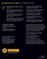 SANDISK Extreme PRO M.2 NVMe 3D SSD 500GB