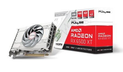 Sapphire Vga Radeon Rx 6500 Xt, Pulse Rx 6500 Xt  Itx Pure Gaming Oc 4Gb Gddr6 Hdmi/Dp