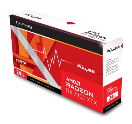 Sapphire Vga Radeon Rx 7900 Xtx, Pulse Rx 7900 Xtx Gaming Oc, 24Gb Gddr6, Hdmi/Dp