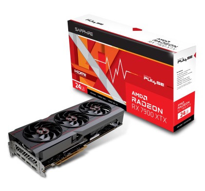 Sapphire Vga Radeon Rx 7900 Xtx, Pulse Rx 7900 Xtx Gaming Oc, 24Gb Gddr6, Hdmi/Dp