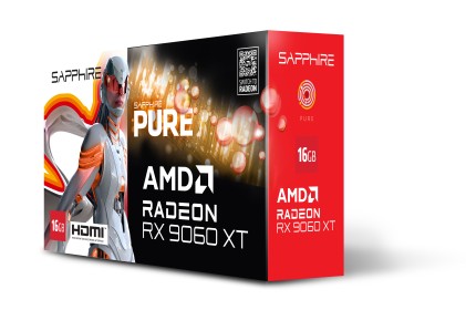 Sapphire PURE AMD Radeon RX 9060 XT GPU 16 GB GDDR6