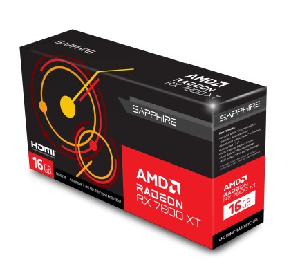 Sapphire Radeon RX 7800 XT AMD 16 GB GDDR6