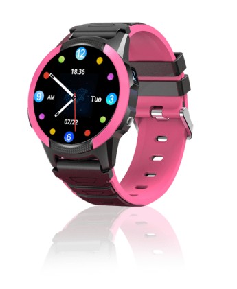 SaveFamily Slim 3,25 cm (1.28") IPS Digitale Touch screen Rosa GPS (satellitare)