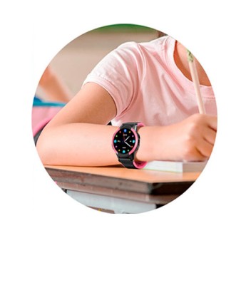 SaveFamily Slim 3,25 cm (1.28") IPS Digitale Touch screen Rosa GPS (satellitare)