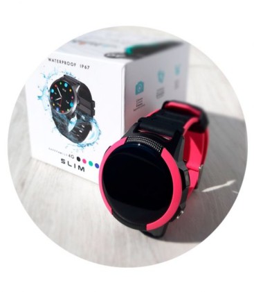 SaveFamily Slim 3,25 cm (1.28") IPS Digitale Touch screen Rosa GPS (satellitare)