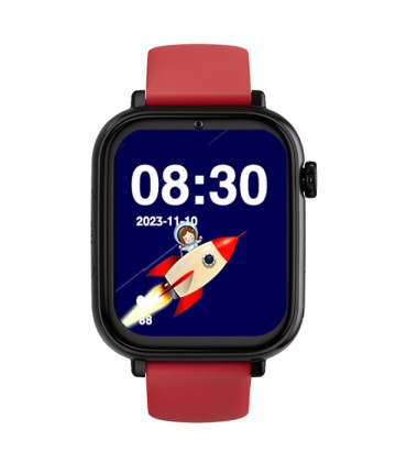 SaveFamily GPSSWPNEGRSILROJA smartwatch e orologio sportivo 4,7 cm (1.85") 40 mm Digitale Touch screen 4G Nero Wi-Fi GPS (satellitare)