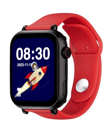 SaveFamily GPSSWPNEGRSILROJA smartwatch e orologio sportivo 4,7 cm (1.85") 40 mm Digitale Touch screen 4G Nero Wi-Fi GPS (satellitare)