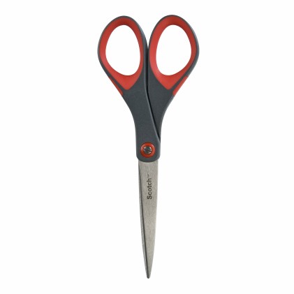 Scotch SCPR18 forbici da cancelleria Forbici da ufficio Taglio a zig zag Grigio, Rosso