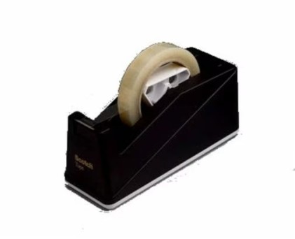 Scotch 7000080564 dispenser nastro adesivo Metallo, Plastica Nero