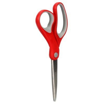 Scotch 1428 forbici da cancelleria Universale Taglio a zig zag Grigio, Rosso, Acciaio inox